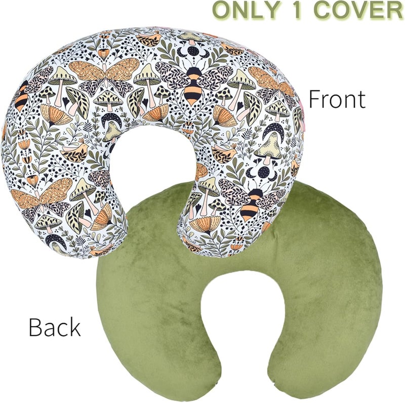 Winmany Baby Nursing Pillow Cover Newborn Removable Breastfeeding Pillowcover Cute Pattern Girls Boys Nursing Pillowcase for Breast and Bottole Feeding - Image 2